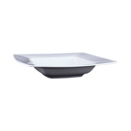 Kirsten bord diep wit 21,5 x 21,5 cm. bedrukken Kirsten bord diep wit 21,5 x 21,5 cm. bedrukken